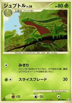 Grovyle Pokémon TCG card art