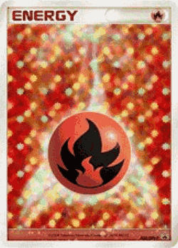 Fire Energy Pokémon TCG card art