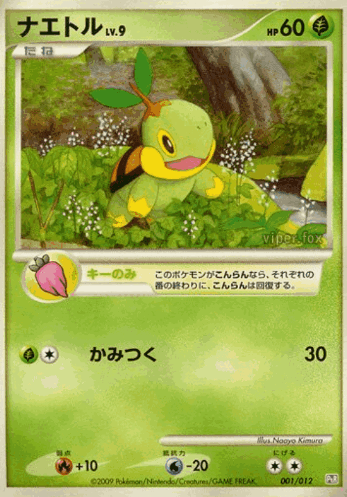 Turtwig #1 from Regigigas LV.X Collection Pack - Illustrated by Naoyo Kimura