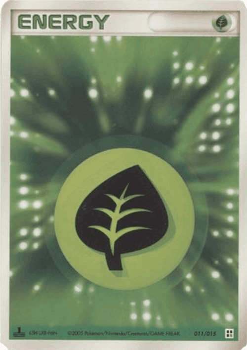 Grass Energy Pokémon TCG card art