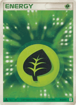 Grass Energy Pokémon TCG card art