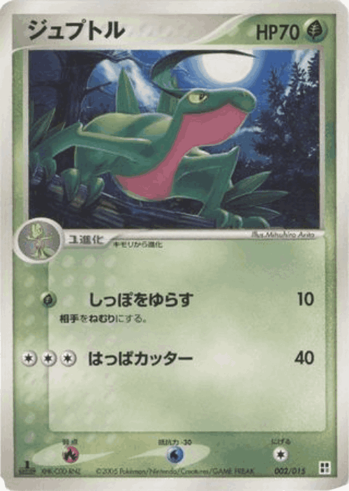 Grovyle Pokémon TCG card art