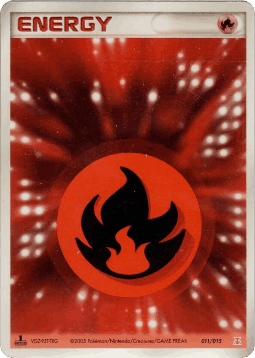 Fire Energy Pokémon TCG card art