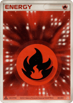 Fire Energy Pokémon TCG card art
