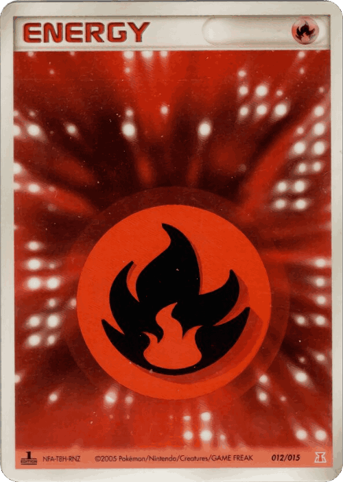 Fire Energy Pokémon TCG card art