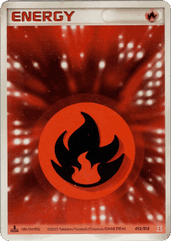 Fire Energy Pokémon TCG card art