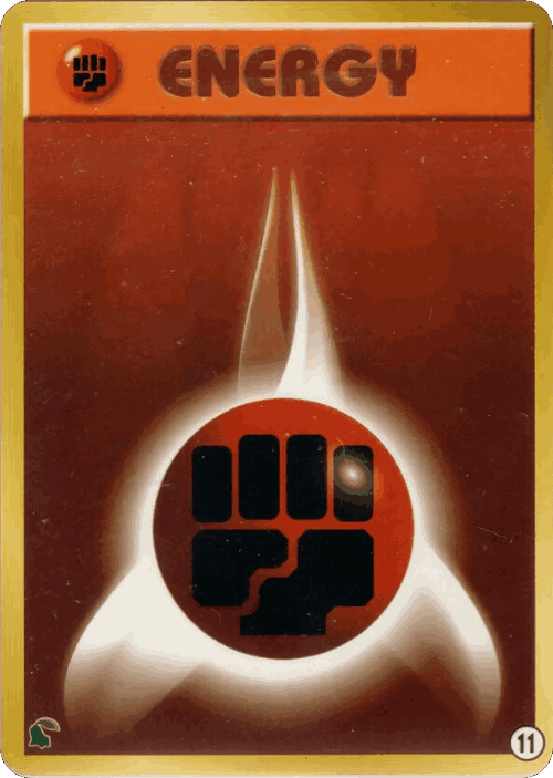 Fighting Energy Pokémon TCG card art