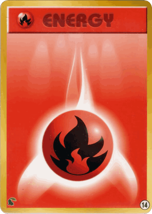 Fire Energy Pokémon TCG card art