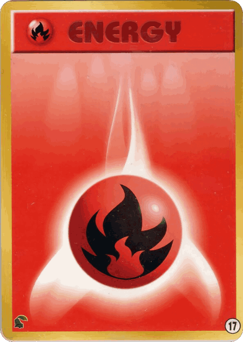 Fire Energy #17 from Intro Pack Neo (Chikorita)