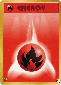 Fire Energy Pokémon TCG card art
