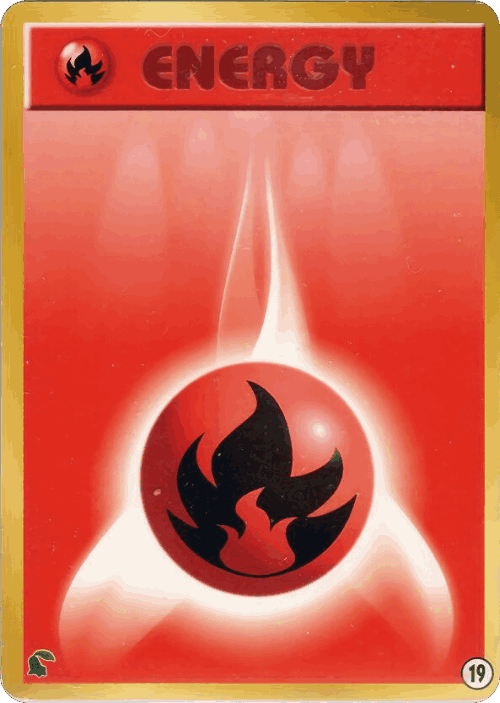 Fire Energy Pokémon TCG card art