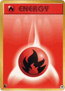 Fire Energy Pokémon TCG card art