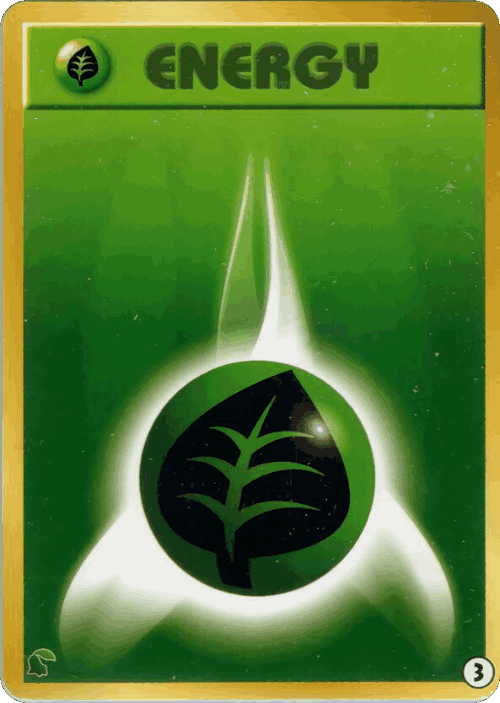 Grass Energy Pokémon TCG card art