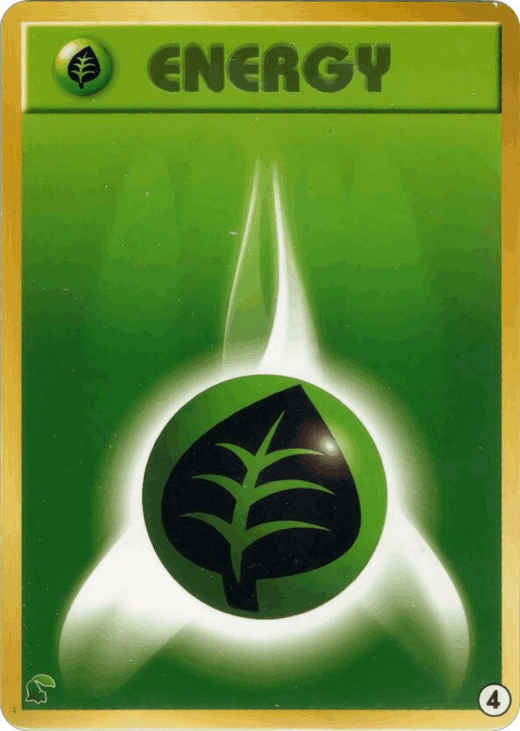 Grass Energy #4 from Intro Pack Neo (Chikorita)