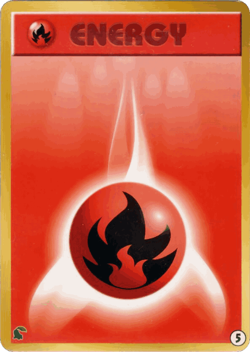 Fire Energy Pokémon TCG card art