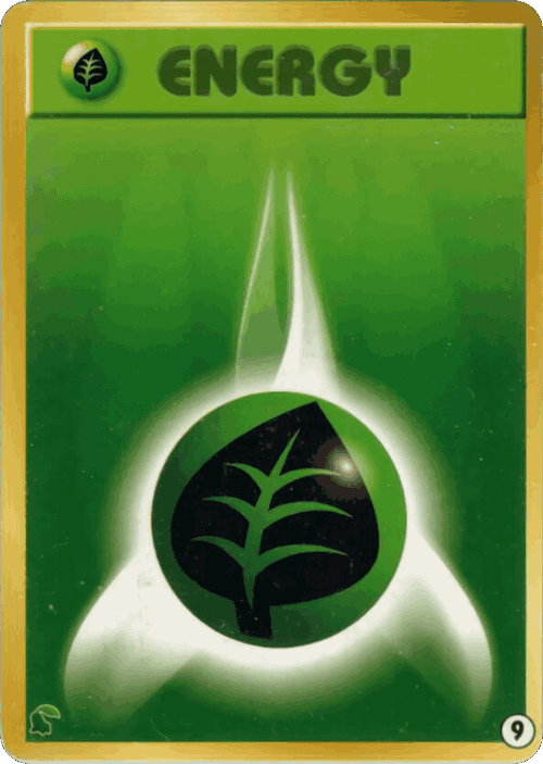 Grass Energy Pokémon TCG card art