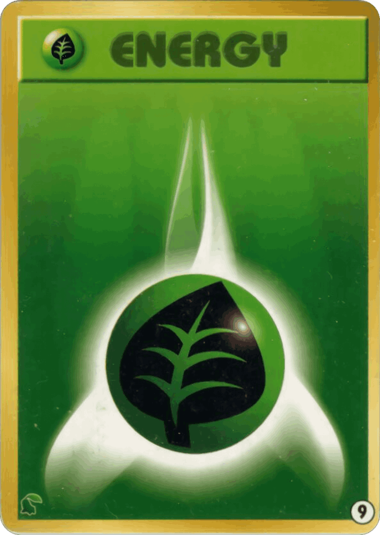 Grass Energy #9 from Intro Pack Neo (Chikorita)