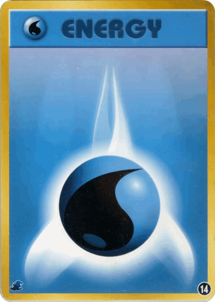 Water Energy #14 from Intro Pack Neo (Totodile)