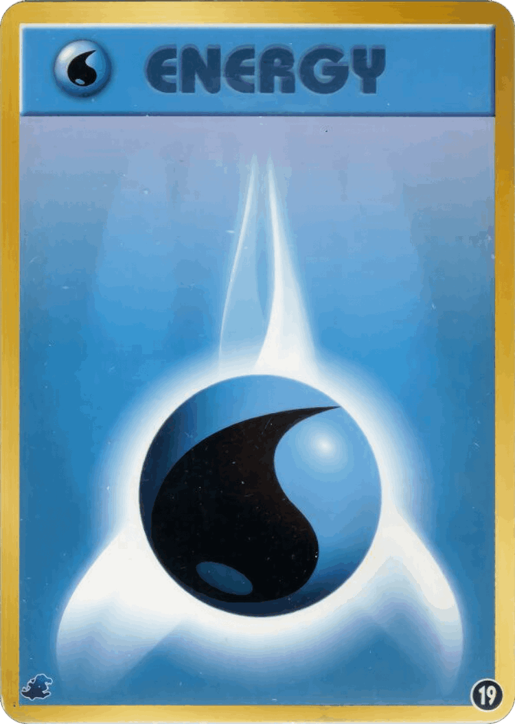 Water Energy #19 from Intro Pack Neo (Totodile)