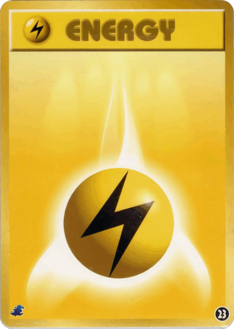 Lightning Energy #23 from Intro Pack Neo (Totodile)