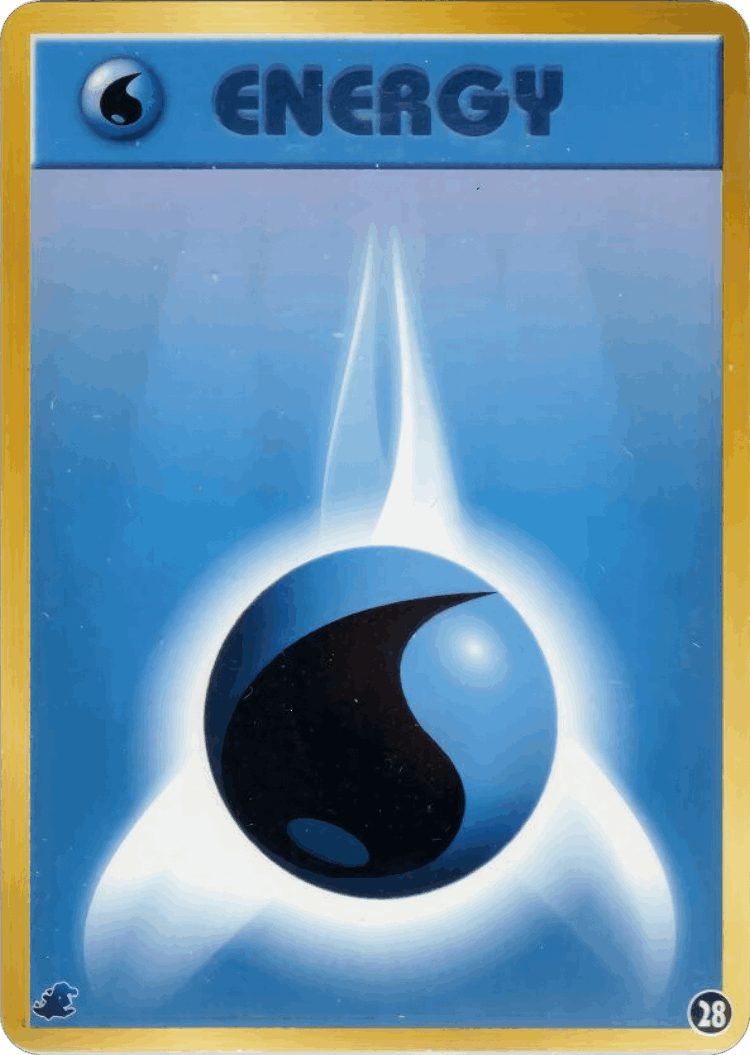 Water Energy #28 from Intro Pack Neo (Totodile)