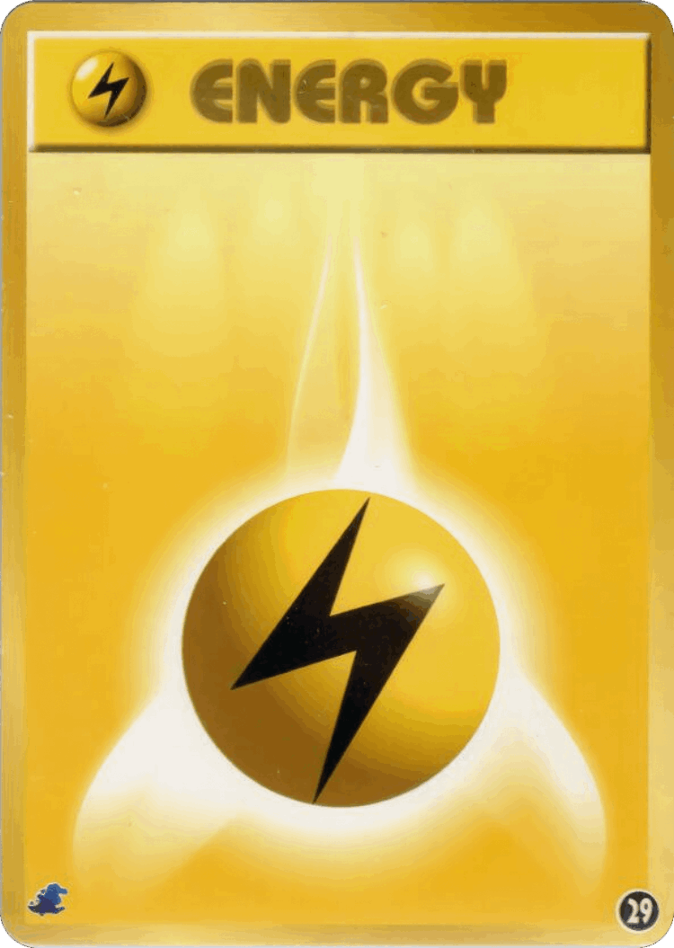 Lightning Energy #29 from Intro Pack Neo (Totodile)