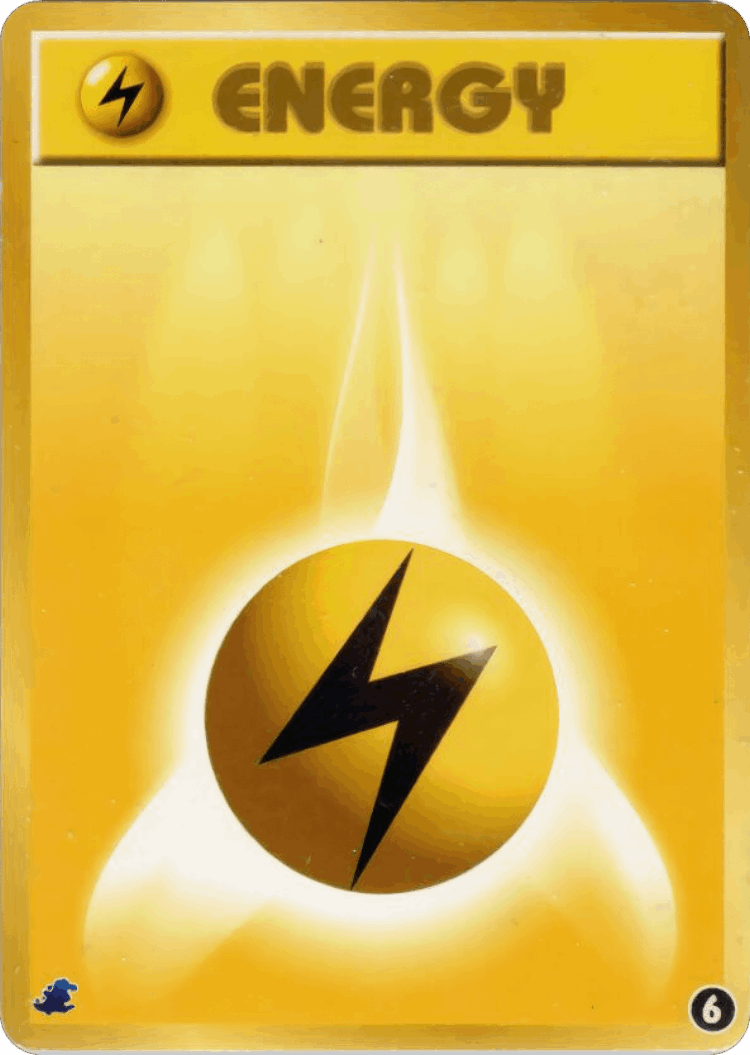 Lightning Energy #6 from Intro Pack Neo (Totodile)