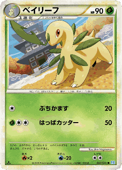 Bayleef Pokémon TCG card art