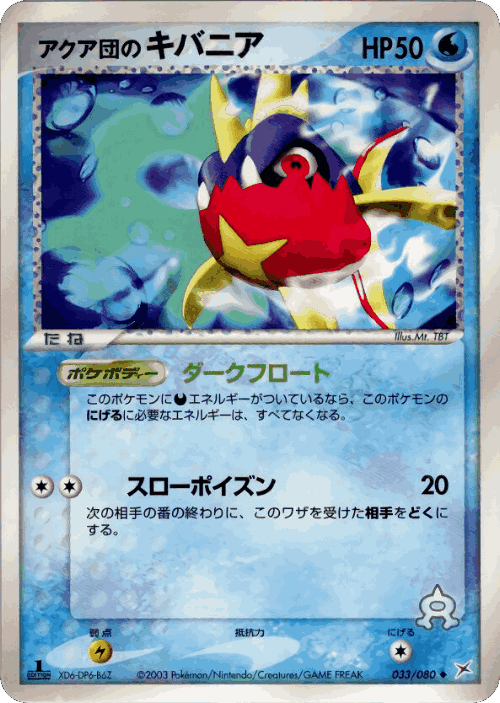 Team Aqua's Carvanha 33, Magma vs Aqua: Two Ambitions