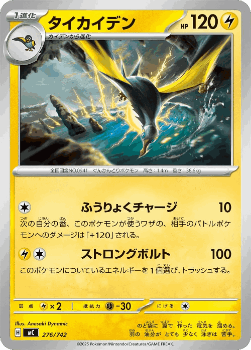 Kilowattrel #276 from Start Deck 100 Battle Collection - Illustrated by Anesaki Dynamic