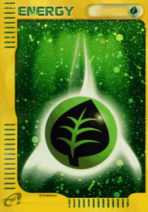 Grass Energy Pokémon TCG card art