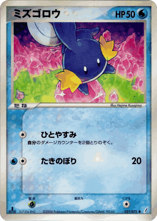Mudkip Pokémon TCG card art