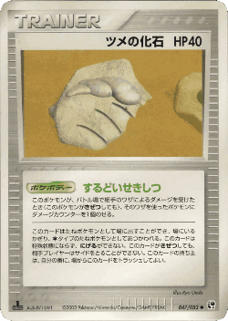 ツメの化石 47, 砂漠のきせき