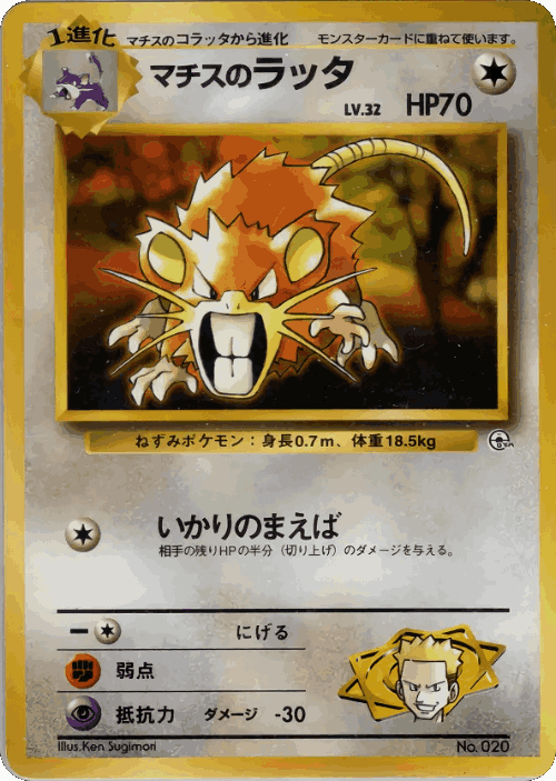 Lt. Surge's Raticate 45, Miscellaneous Decks