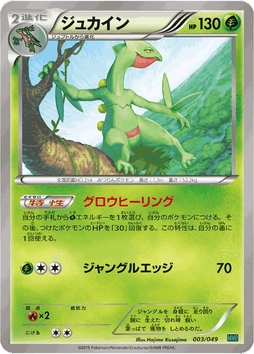 Sceptile Pokémon TCG card art