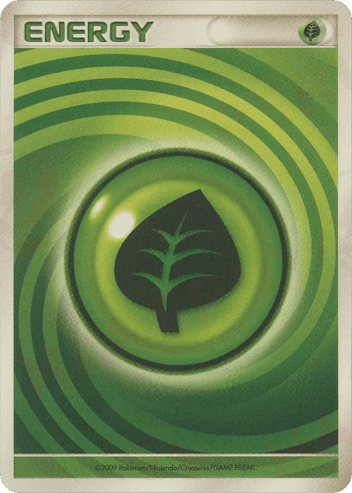 Grass Energy Pokémon TCG card art