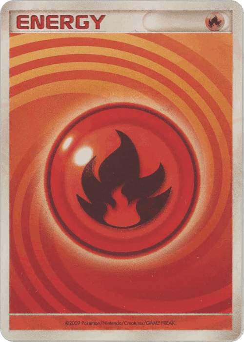 Fire Energy Pokémon TCG card art