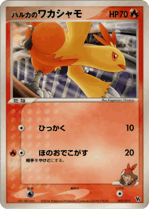 May's Combusken Pokémon TCG card art
