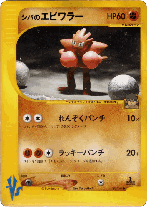 Bruno's Hitmonchan 83, Pokémon VS