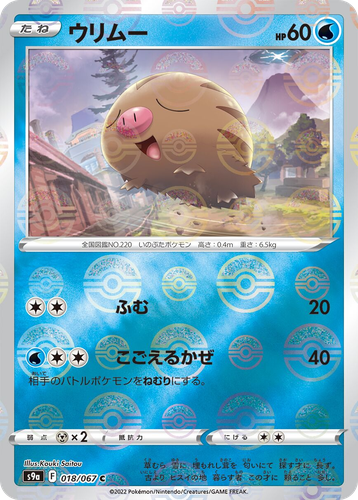 Swinub Pokémon TCG card art