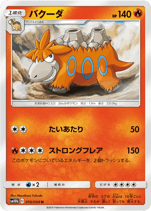 Camerupt Pokémon TCG card art