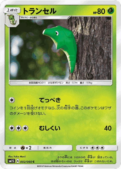 Metapod Pokémon TCG card art