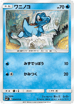 Totodile Pokémon TCG card art