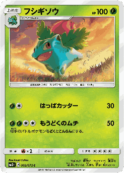 Ivysaur Pokémon TCG card art