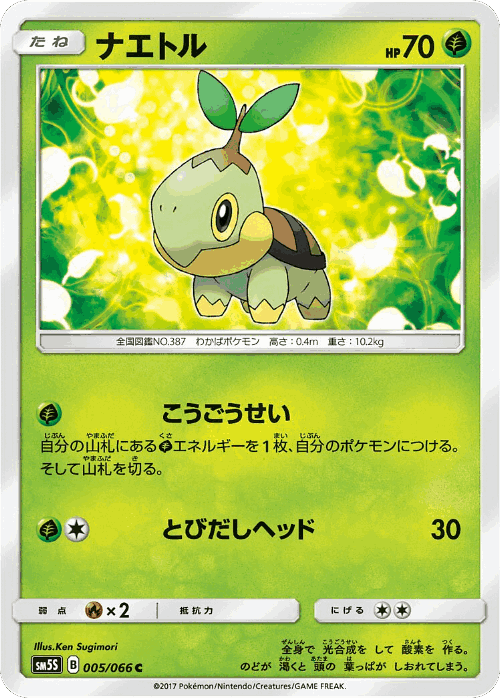 Turtwig Pokémon TCG card art