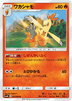 Combusken Pokémon TCG card art