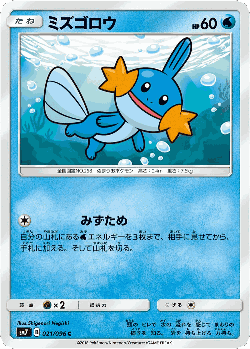 Mudkip Pokémon TCG card art