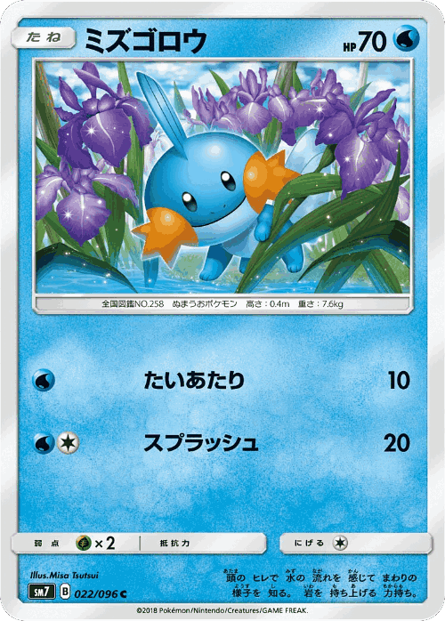 Mudkip #22 from Sky-Splitting Charisma - Common - Illustrated by Misa Tsutsui