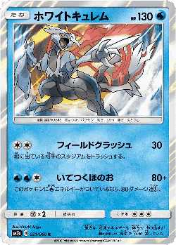 White Kyurem Pokémon TCG card art