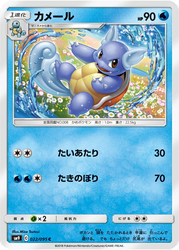 Wartortle Pokémon TCG card art